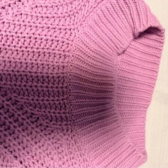 BP Lavender Cable Knit Sweater - Picture 6 of 7